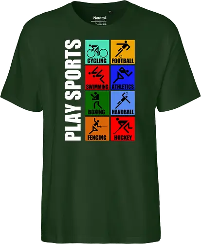 Play Sports Health Vintage Art
