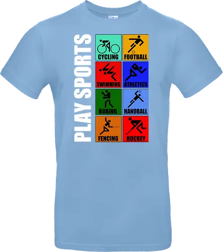 Play Sports Health Vintage Art