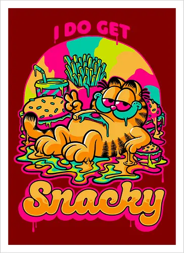 Cat Psychedelic Food Trip