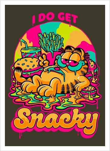 Cat Psychedelic Food Trip