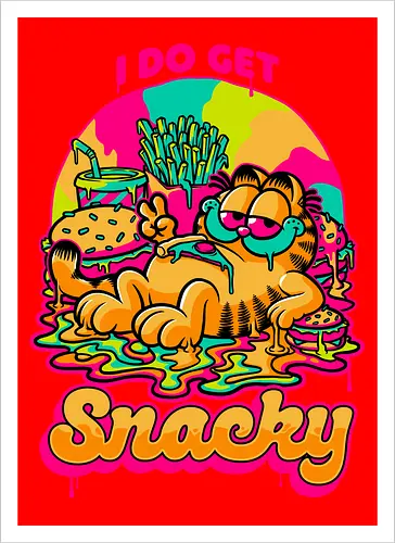 Cat Psychedelic Food Trip