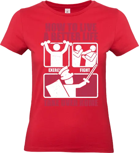 How To Take Rome - Historical, History, Daily, Routine, Revolution, War, Rome, Roman Empire, Roman, Gladiator, Warrior, Fighter, Routine, Trained, Training, Exercise, Punch, Fighting, Fight, Comics, Comic, Information, Infographic, Sparta, Spartacus - Standard T-Shirt (Frauen)