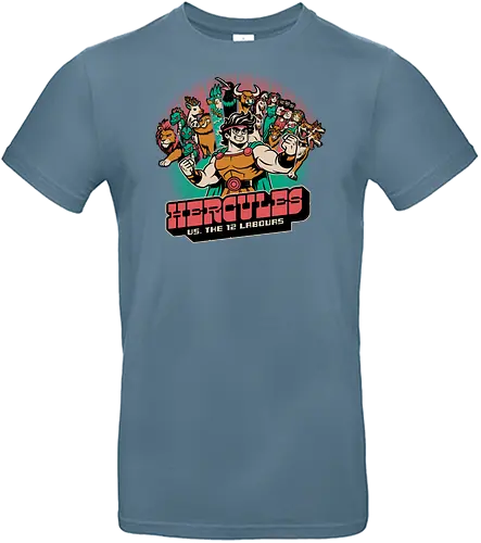 Labours of Hercules - Historical, History, Legend, Mythical, Mythology, Myth, Greek Mythology, Greek, Roman, Roman Empire, Romans, Comic, Versus, Hero, Heroes, God, Lion, Hydra, Cerberus, Fun, Funny, Cool, Hercules - Standard T-Shirt