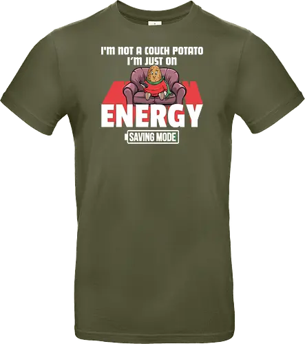 I'm not a couch potato, I'm just on energy saving mode