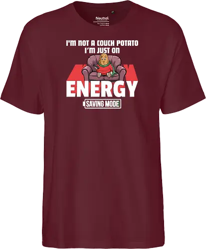 I'm not a couch potato, I'm just on energy saving mode