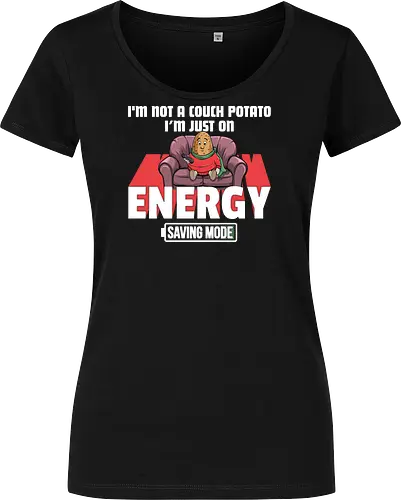 I'm not a couch potato, I'm just on energy saving mode