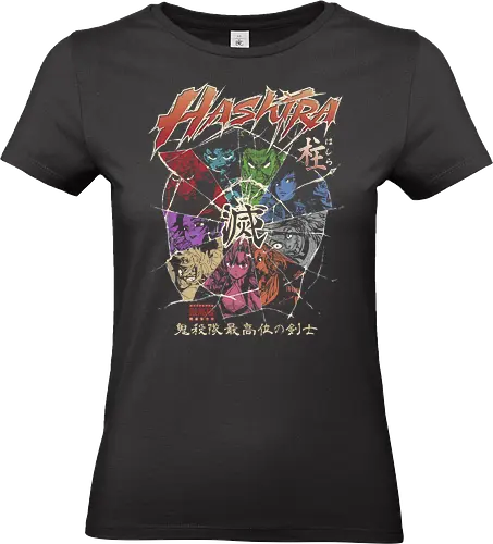 Hashira - 9 Pillars - Slayer, kimetsu no yaiba, hashira, 9 pillars, mitsuri, rengoku, giyu, gyomei himejima, tokito, sanemi shinazugawa, obanai iguro, tengan uzui, shinobu - Standard T-Shirt (Frauen)