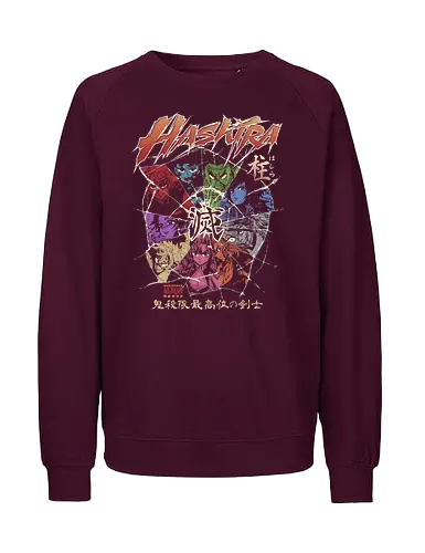 Hashira - 9 Pillars - Slayer, kimetsu no yaiba, hashira, 9 pillars, mitsuri, rengoku, giyu, gyomei himejima, tokito, sanemi shinazugawa, obanai iguro, tengan uzui, shinobu - Fairtrade Sweatshirt