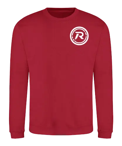 Front Logo white, Back: Katze - Sweatshirt