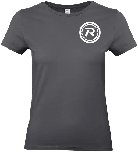 Front Logo white, Back: Katze - Standard T-Shirt (Frauen)