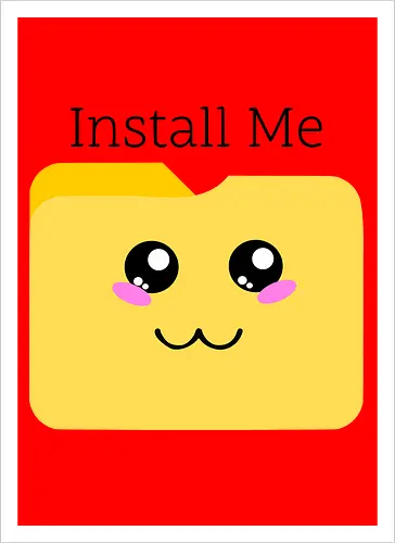 Cute Kawaii Install Me (Süßes Kawaii Installier Mich)