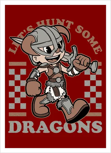 Game Mascot Dragon Hunter