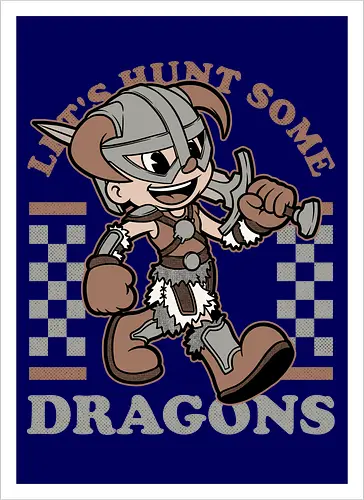 Game Mascot Dragon Hunter