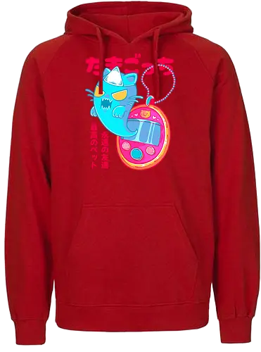 TAMAGOTCHI - tamagotchi, anime, cute, kawaii, pet, virtual pet, joke, retro, japan, japanese - Fairtrade Hoodie