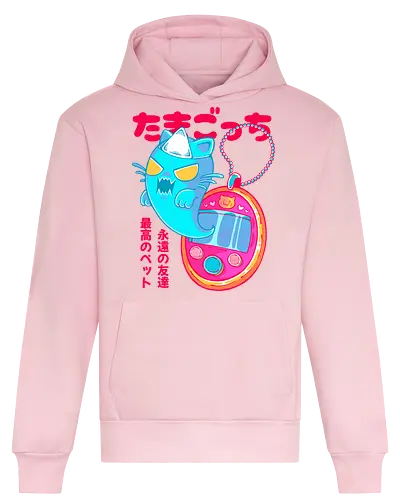 TAMAGOTCHI - tamagotchi, anime, cute, kawaii, pet, virtual pet, joke, retro, japan, japanese - Heavyweight Hoodie