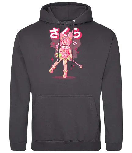 SAKURA MAHOU SHOUJO - sakura, japan japanese, anime, magical girl, mahou shoujo, cute, kawaii - Standard Hoodie