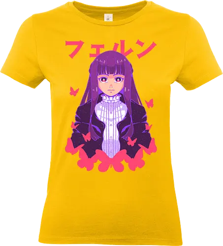 FERN - sousou no frieren, anime, magic, fern, elf, magical girl, anime girl, manga, wizard - Standard T-Shirt (Frauen)