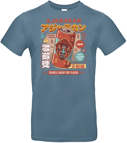 Ajarakan Energy Drink - monster, ajarakan, chatacabra, hunting, gamer, gaming, video games, iceborne, wyvern, felyne, hunting horn, pickle, hunter monster world, game, coffee, gamer, gaming, video games, hunter, monster rise, monster wilds - Standard T-Shirt