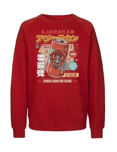 Ajarakan Energy Drink - monster, ajarakan, chatacabra, hunting, gamer, gaming, video games, iceborne, wyvern, felyne, hunting horn, pickle, hunter monster world, game, coffee, gamer, gaming, video games, hunter, monster rise, monster wilds - Fairtrade Sweatshirt