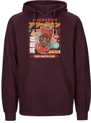 Ajarakan Energy Drink - monster, ajarakan, chatacabra, hunting, gamer, gaming, video games, iceborne, wyvern, felyne, hunting horn, pickle, hunter monster world, game, coffee, gamer, gaming, video games, hunter, monster rise, monster wilds - Fairtrade Hoodie