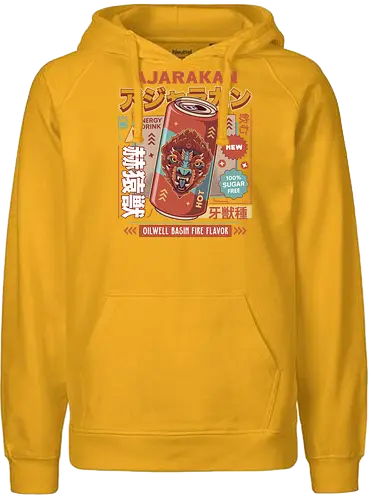 Ajarakan Energy Drink - monster, ajarakan, chatacabra, hunting, gamer, gaming, video games, iceborne, wyvern, felyne, hunting horn, pickle, hunter monster world, game, coffee, gamer, gaming, video games, hunter, monster rise, monster wilds - Fairtrade Hoodie