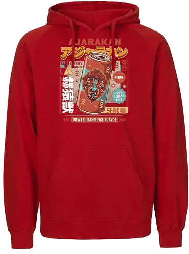 Ajarakan Energy Drink - monster, ajarakan, chatacabra, hunting, gamer, gaming, video games, iceborne, wyvern, felyne, hunting horn, pickle, hunter monster world, game, coffee, gamer, gaming, video games, hunter, monster rise, monster wilds - Fairtrade Hoodie