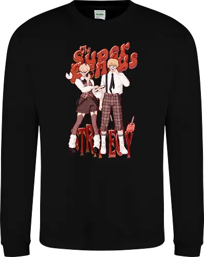 The Super Genius Strategy!! - csm, chainsaw, denji, powy - Sweatshirt