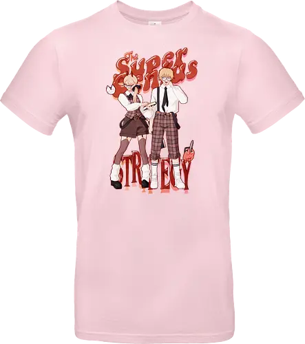 The Super Genius Strategy!! - csm, chainsaw, denji, powy - Standard T-Shirt