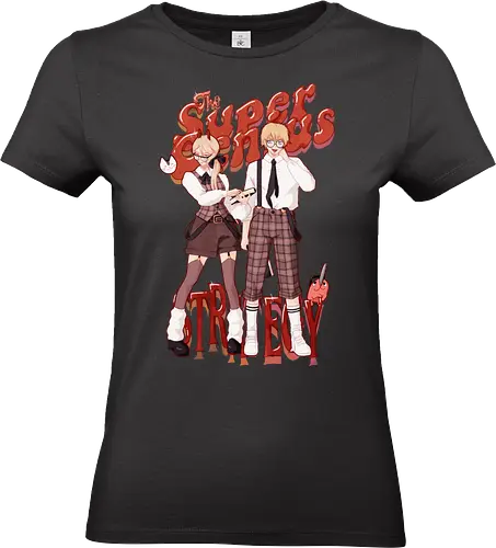 The Super Genius Strategy!! - csm, chainsaw, denji, powy - Standard T-Shirt (Frauen)