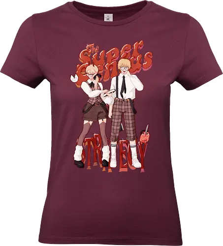 The Super Genius Strategy!! - csm, chainsaw, denji, powy - Standard T-Shirt (Frauen)
