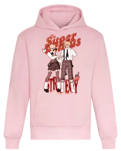 The Super Genius Strategy!! - csm, chainsaw, denji, powy - Heavyweight Hoodie