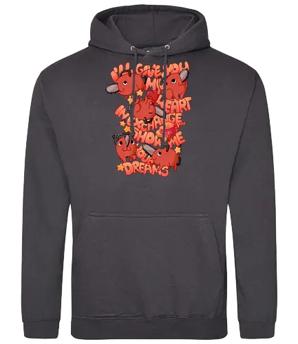 Show Me Your Dreams - csm, chainsaw, denji, pochita - Standard Hoodie