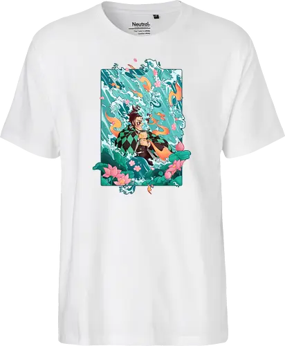 Water and Sun - tanjiro, kamado, Slayer - Fairtrade T-Shirt