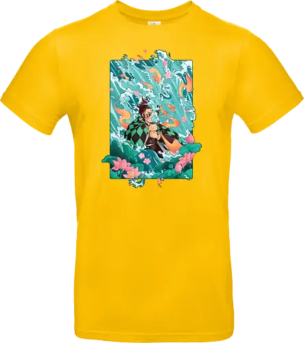 Water and Sun - tanjiro, kamado, Slayer - Standard T-Shirt