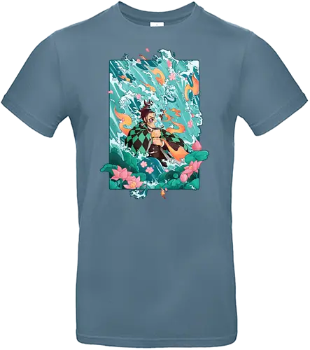 Water and Sun - tanjiro, kamado, Slayer - Standard T-Shirt