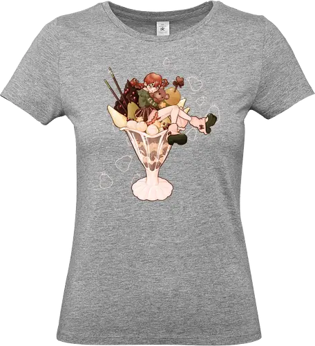 Autumn Parfait - cozy, sweet, kawaii, cute - Standard T-Shirt (Frauen)