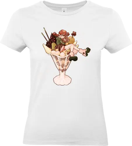 Autumn Parfait - cozy, sweet, kawaii, cute - Standard T-Shirt (Frauen)