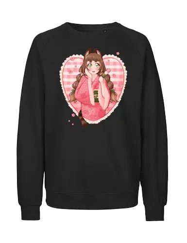 Spring Festival - sweets, japanese, dango, hanami, catgirl, kawaii, cute - Fairtrade Sweatshirt