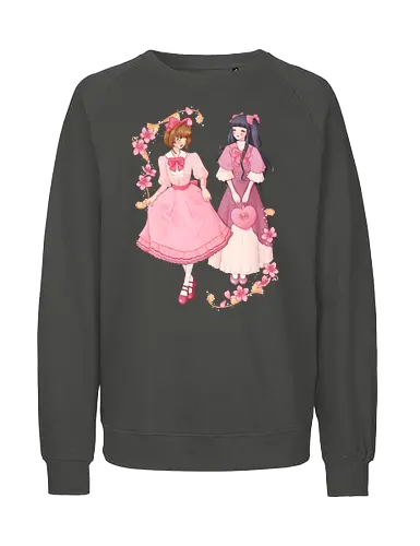 Girls Date - sakura, ccs, cardcaptor, tomoyo, cute - Fairtrade Sweatshirt