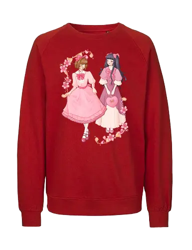 Girls Date - sakura, ccs, cardcaptor, tomoyo, cute - Fairtrade Sweatshirt