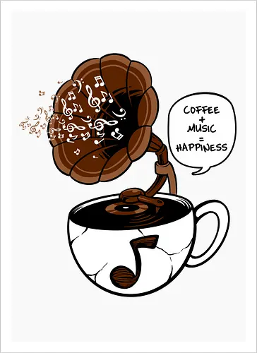coffee and music