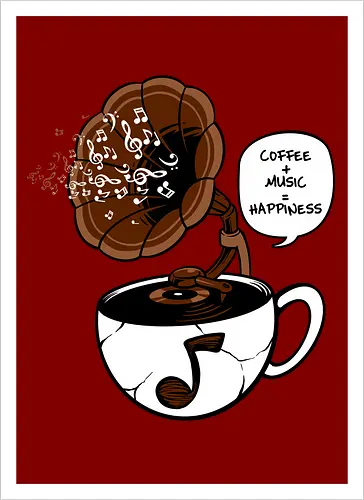 coffee and music
