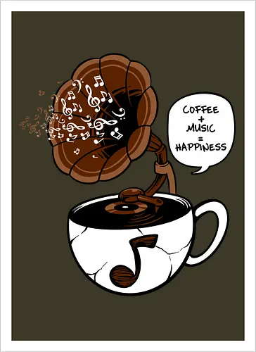coffee and music