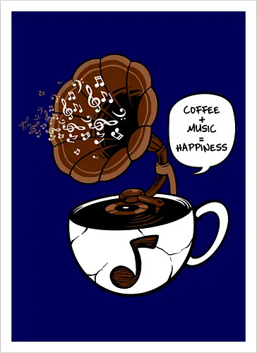 coffee and music