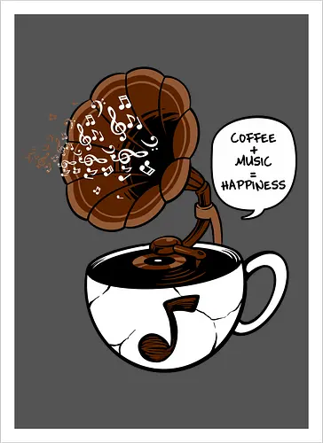 coffee and music