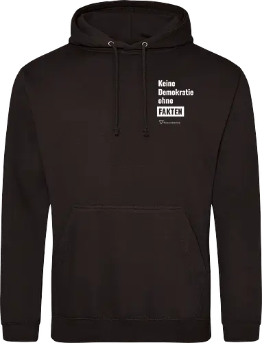 Demokratie - weiß - Pocket - Standard Hoodie