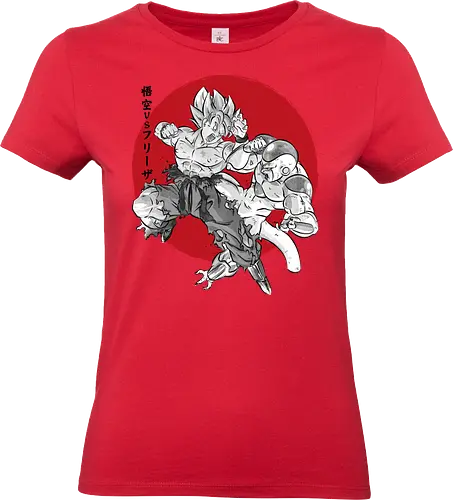Super Saiyan vs Fourth form - anime, manga, japan, japanese art - Standard T-Shirt (Frauen)