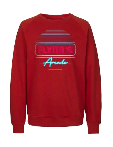 Flynns Arcade - Flynn's Arcade, flynns, retro, gaming - Fairtrade Sweatshirt