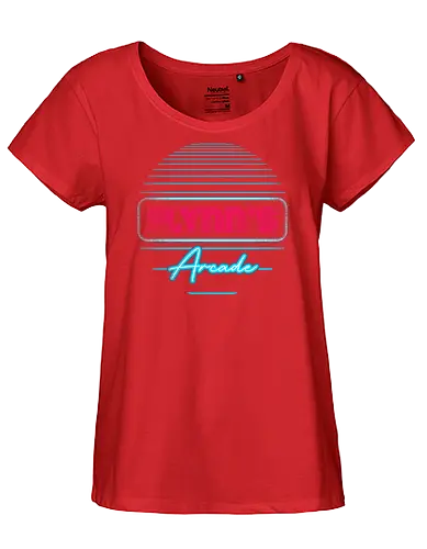 Flynns Arcade - Flynn's Arcade, flynns, retro, gaming - Fairtrade Girl Shirt