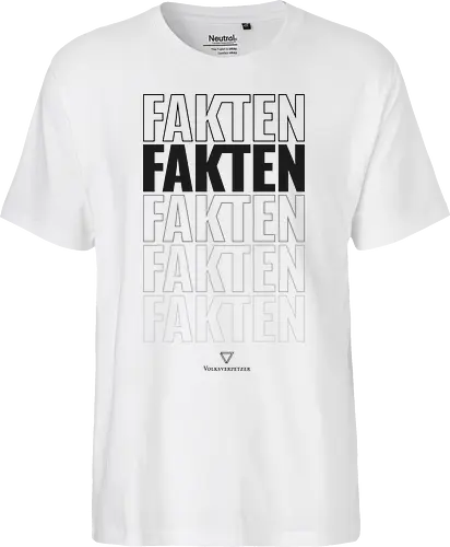 Fakten - schwarz - Fairtrade T-Shirt